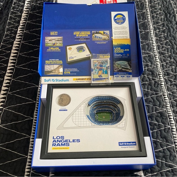 LA Rams So-Fi Stadium Inaugural Season Collectors Item - Picture 2 of 7